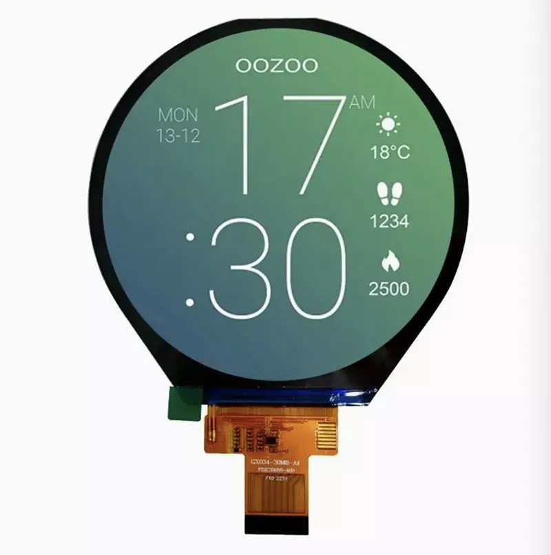 3,4 palca 800x800 Modul Round IPS TFT