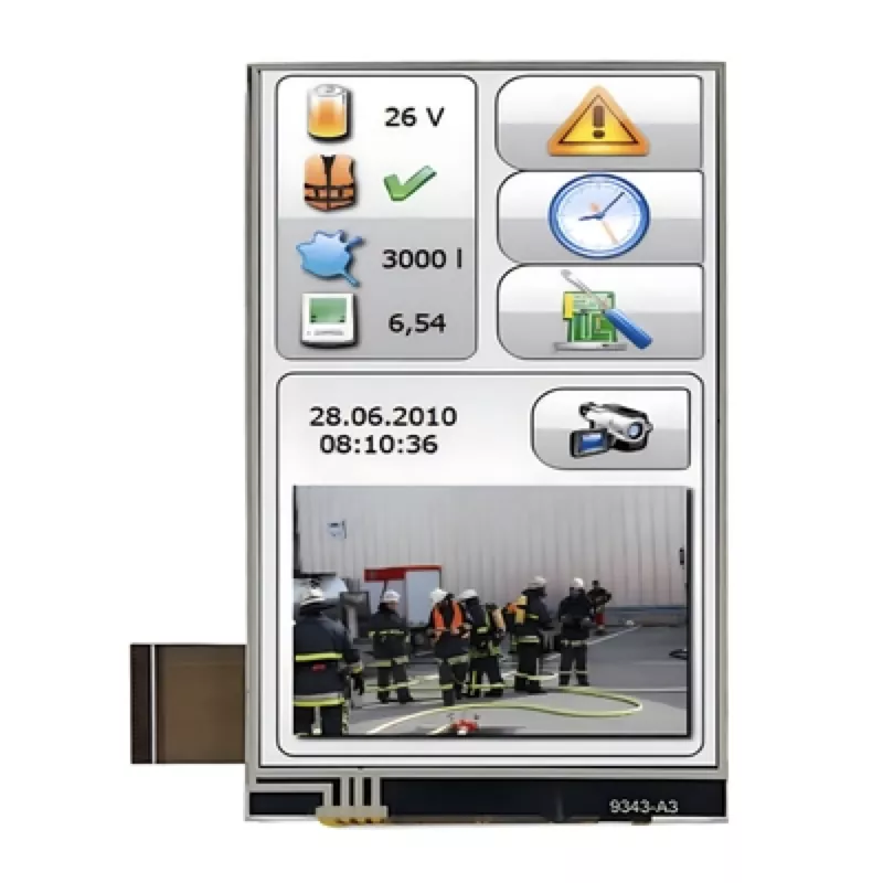 3,97 '' 480x800 Restive Touch IPS TFT modul