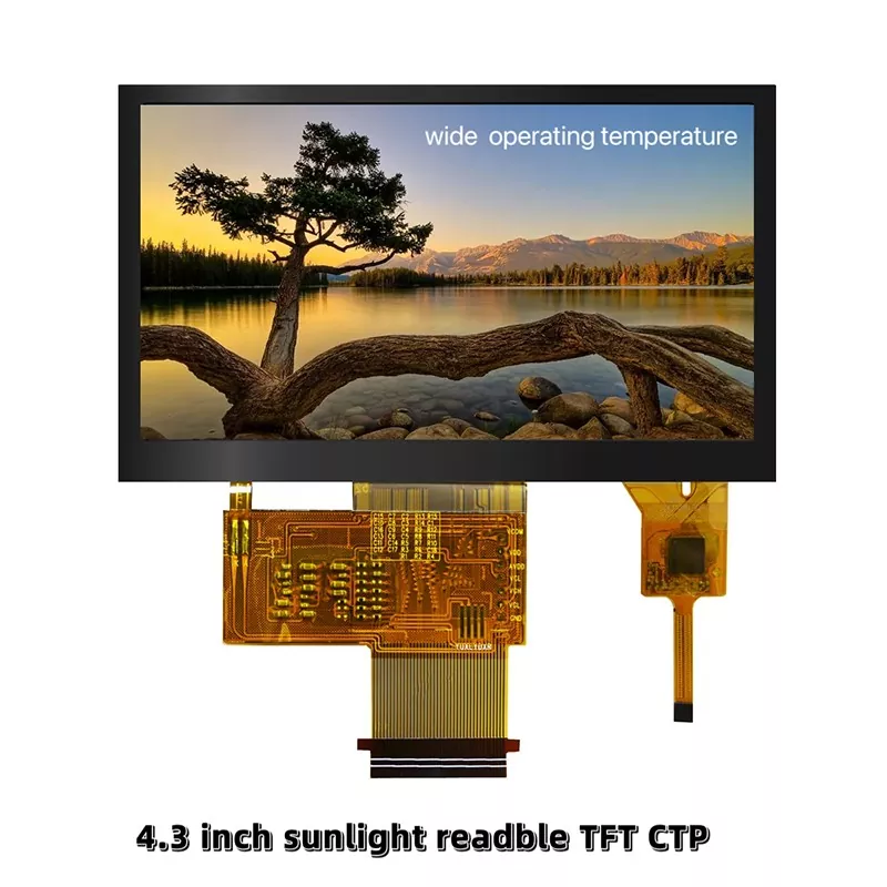 4,3 palca 480x272 s modulom TFT dotykovej obrazovky