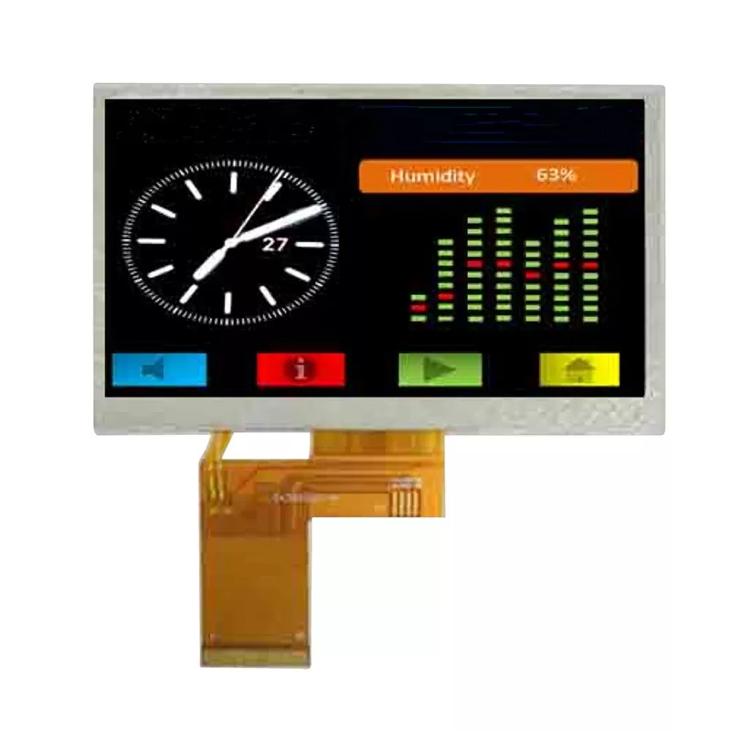 4,3 palca široká teplota TFT modul
