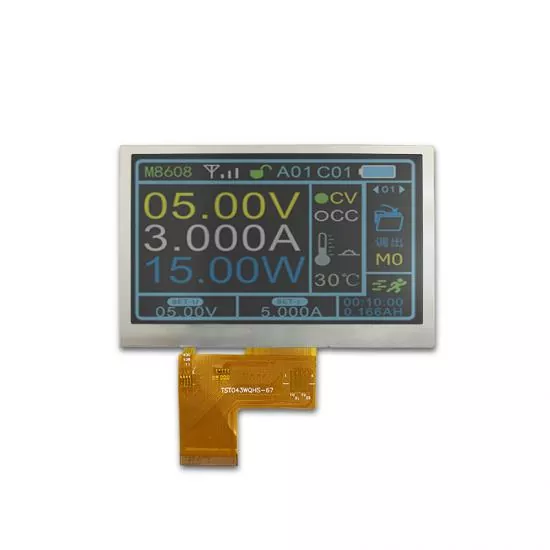 4,3 palca modul WQVGA IPS TFT