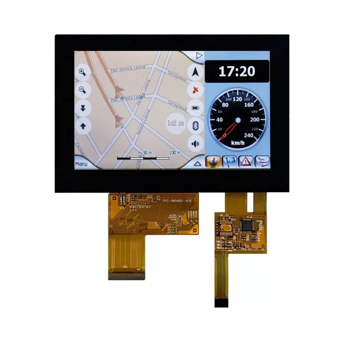 5 -palcový modul transflexného TFT 800x480